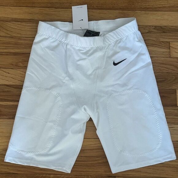 Nike Men's Vapor Untouchable Football Tights Shorts White Size Medium CW3972-100 - Picture 1 of 6